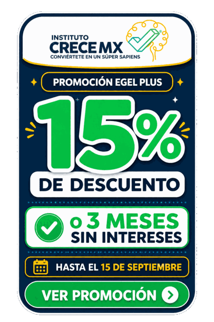 Promoción EGEL Plus: 15% de descuento o 3 meses sin intereses, vigente hasta el 15 de septiembre
